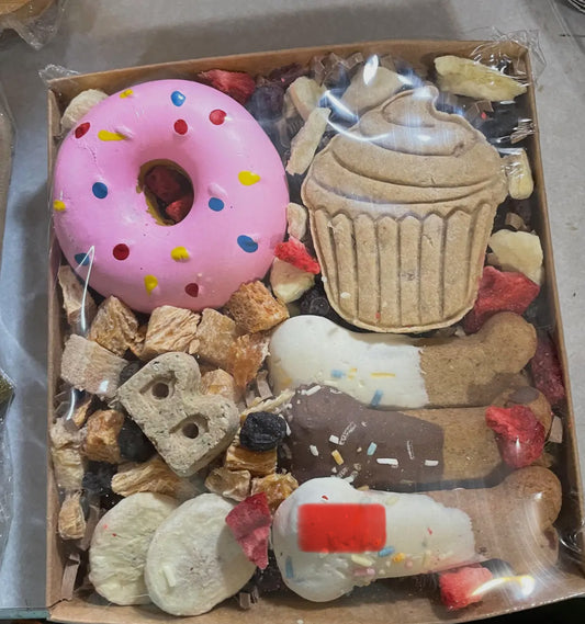 Donut Birthday Dog Cuterie (Put your p|u date + time in instruction box at checkout)